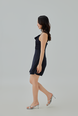 Nola Cowl Neck Mini Dress