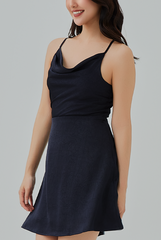Nola Cowl Neck Mini Dress