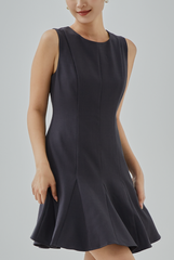 Oaklynn Godet Mini Dress