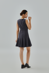 Oaklynn Godet Mini Dress