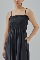 Samantha Smocked Midi Dress