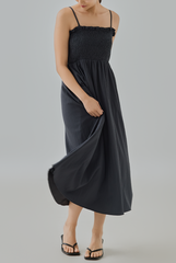 Samantha Smocked Midi Dress