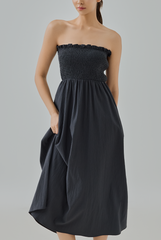 Samantha Smocked Midi Dress