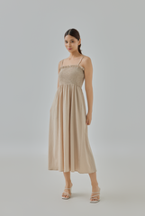 Samantha Smocked Midi Dress