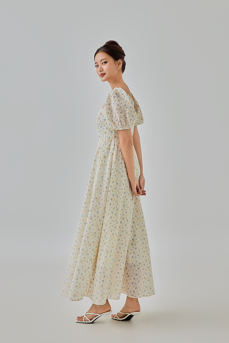 Audrina Floral Maxi Dress