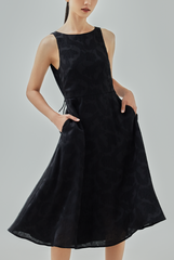 Aitana Open Back Midi Dress