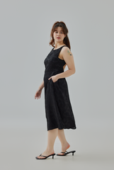 Aitana Open Back Midi Dress