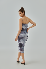 Jodi Tie-Dye Mesh Bodycon Dress