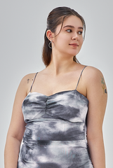 Jodi Tie-Dye Mesh Bodycon Dress