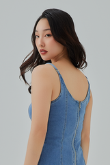 Kristie Denim Corset Dress