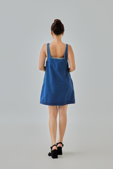 Kim Denim Pinafore Dress