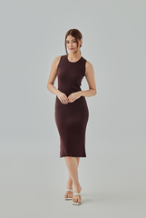 Kendall Ribbed Knit Bodycon Midi Dress