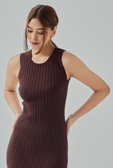 Kendall Ribbed Knit Bodycon Midi Dress