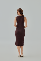 Kendall Ribbed Knit Bodycon Midi Dress