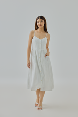 Nellie Striped Midi Dress