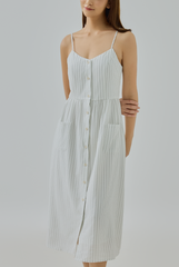 Nellie Striped Midi Dress