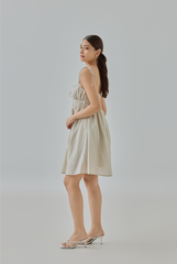 Annabella Smocked Tie-Strap Dress