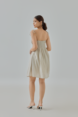 Annabella Smocked Tie-Strap Dress