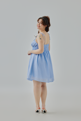 Annabella Smocked Tie-Strap Dress
