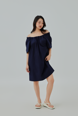 Jazreel Drawstring Neckline Dress