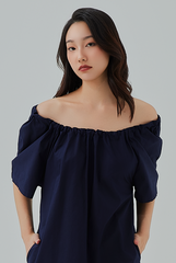 Jazreel Drawstring Neckline Dress