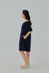 Jazreel Drawstring Neckline Dress
