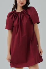 Jazreel Drawstring Neckline Dress
