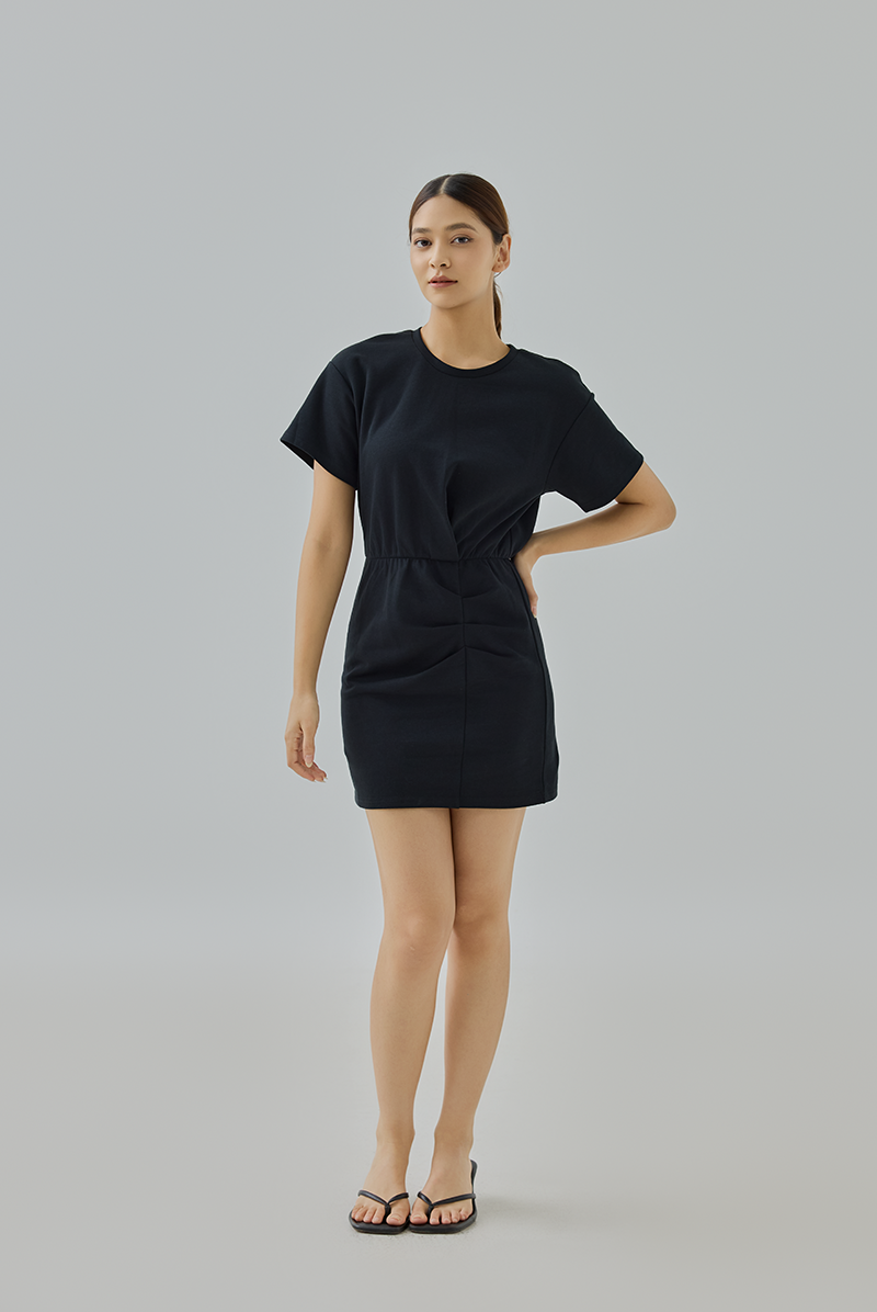 Amma Blouson Mini Dress