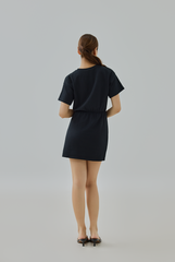 Amma Blouson Mini Dress