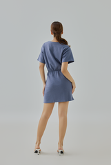 Amma Blouson Mini Dress