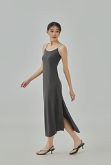 Amelia Contrasting Straps Slip Dress