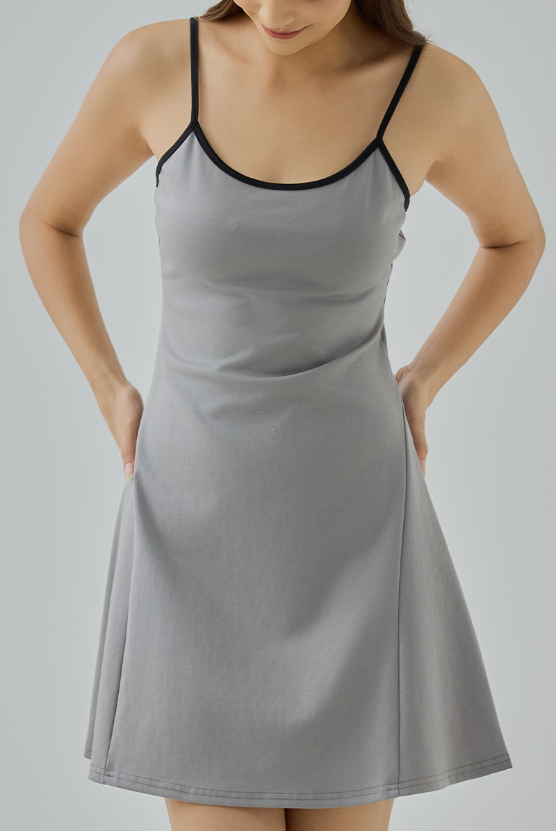 Tammy Contrast Binding Mini Dress