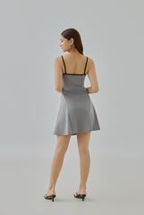 Tammy Contrast Binding Mini Dress