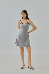 Tammy Contrast Binding Mini Dress