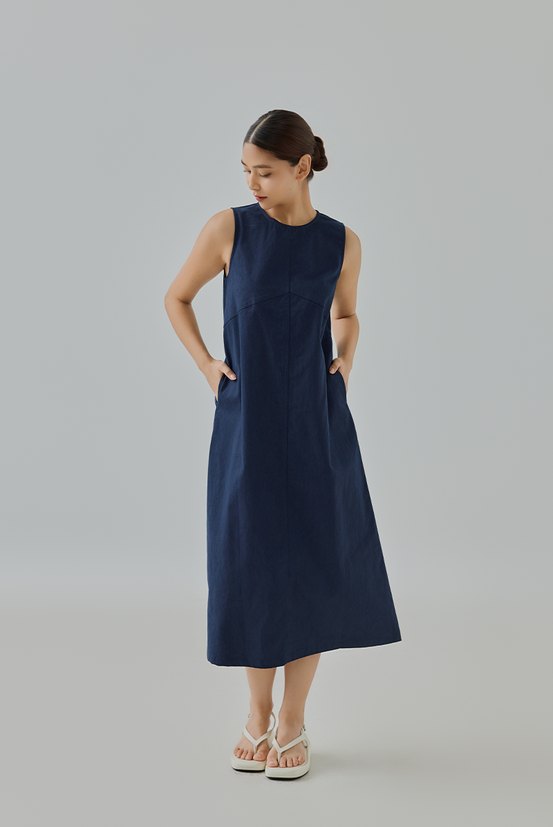 Carolyn Sleeveless Midi Dress