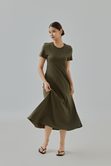 Leona Jersey Midi Dress