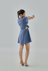 Jolie Front Knotted A-Line Dress