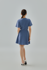 Jolie Front Knotted A-Line Dress