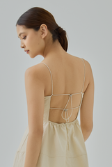 Rayla Padded Open Back Dress