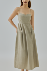 Rayla Padded Open Back Dress