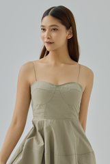 Rayla Padded Open Back Dress