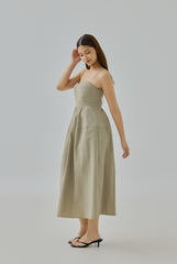 Rayla Padded Open Back Dress