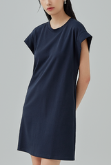 Laira Thick Sleeve Hem Mini Dress