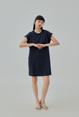 Laira Thick Sleeve Hem Mini Dress