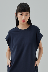 Laira Thick Sleeve Hem Mini Dress