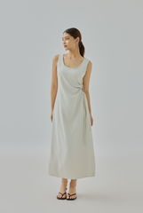 Elena Side-Tie Maxi Dress