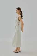 Elena Side-Tie Maxi Dress