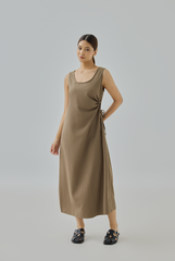 Elena Side-Tie Maxi Dress