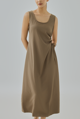 Elena Side-Tie Maxi Dress
