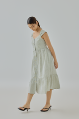 Kaylia Gingham Midi Dress